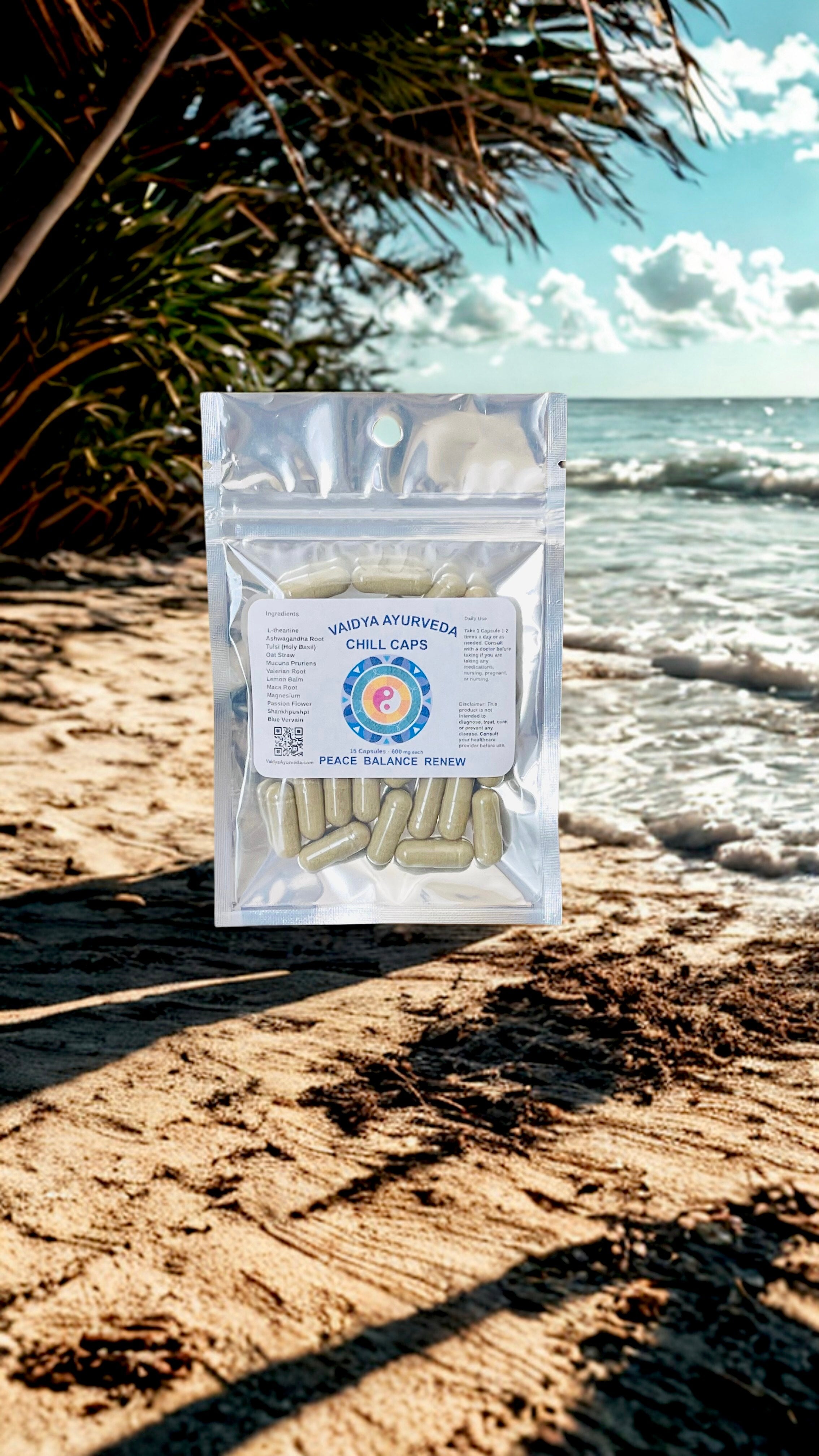 Chill Caps - Daily Natural Support for a Relaxed Mindset