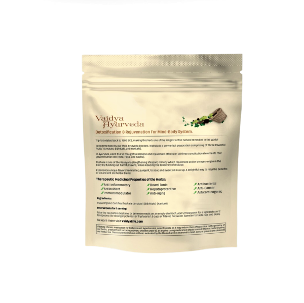 Triphala Ayurvedic Detox Tea | Gentle Daily Cleanse & Digestive Reset