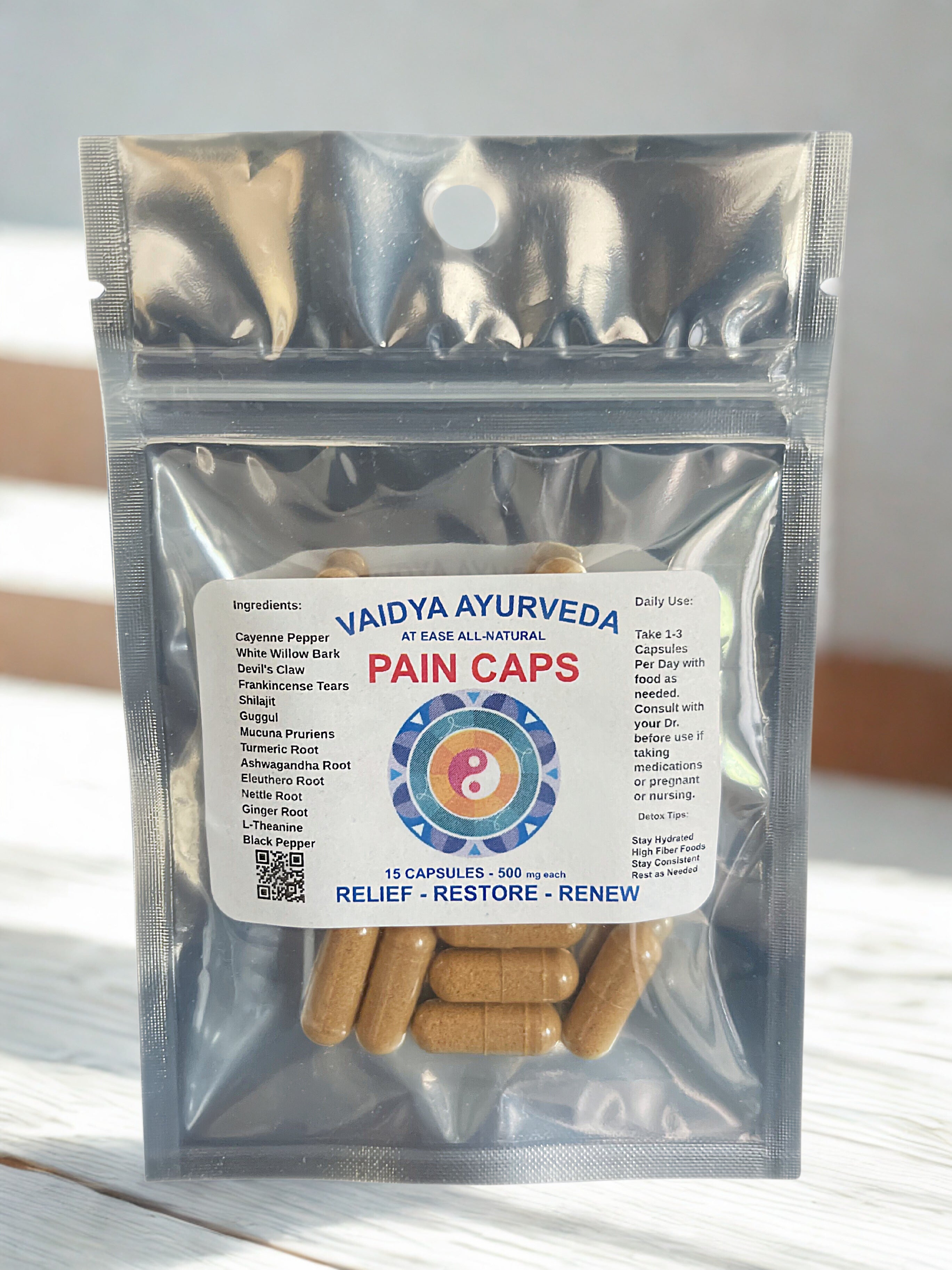 At Ease Pain Capsules – Natural Relief for Pain, Inflammation & Tension